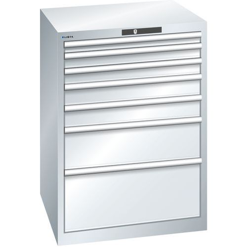 Ladekast 7 laden 36x36E - Draagvermogen 200 kg - Lista