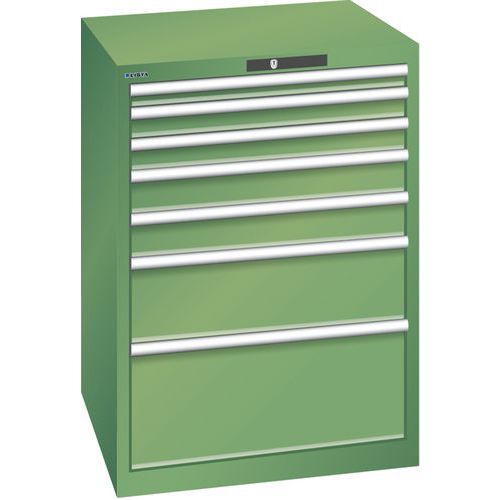 Ladekast 7 laden 36x36E - Draagvermogen 200 kg - Lista