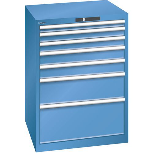 Ladekast 7 laden 36x36E - Draagvermogen 200 kg - Lista