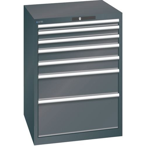 Ladekast 7 laden 36x36E - Draagvermogen 200 kg - Lista