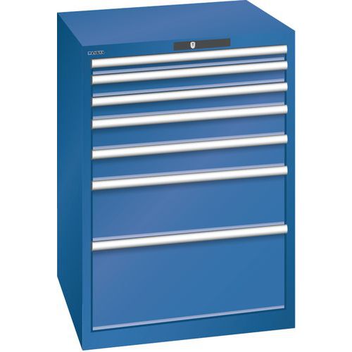 Ladekast 7 laden 36x36E - Draagvermogen 200 kg - Lista