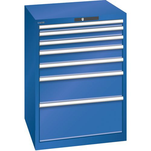 Ladekast 7 laden 36x36E - Draagvermogen 200 kg - Lista