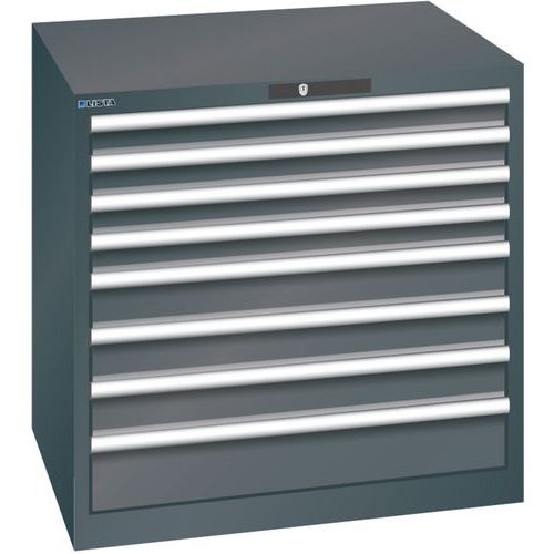 Ladekast 8 laden 45x36E - Hoogte 850 mm - Lista