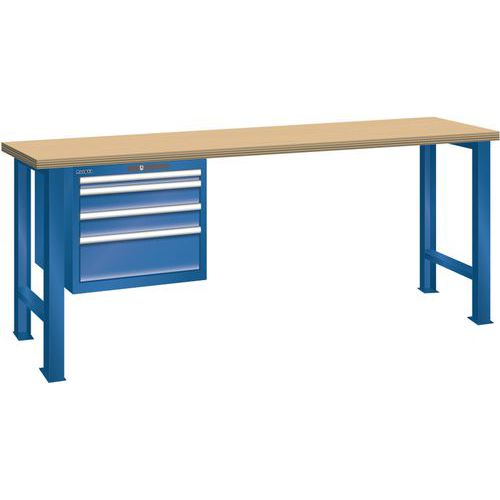 Werkbank 27x36E 4 laden - hoogte 900 mm - Lista