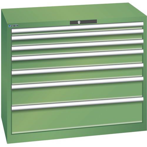Armoire 7 tiroirs 1023x572x850mm - Capacité tiroir 75kg - Lista
