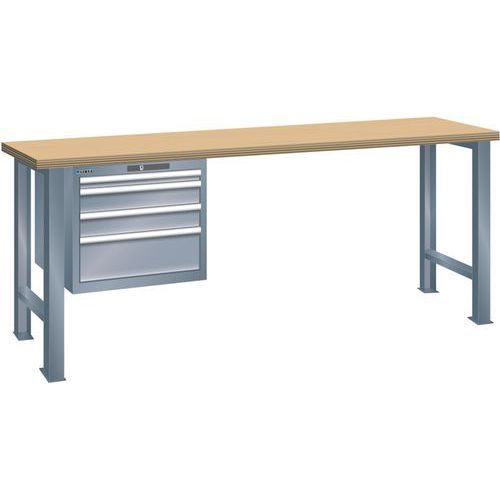 Werkbank 27x36E 4 laden - hoogte 890 mm - Lista Werkbank 27x36E 4 laden - hoogte 890 mm - Lista