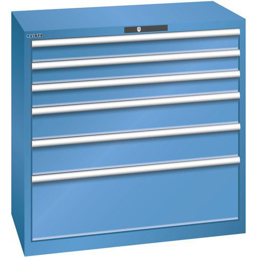 Armoire 6 tiroirs 1023x572x1000mm - Capacité 75 kg - Lista