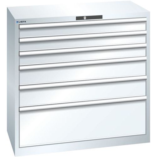Armoire 6 tiroirs 1023x572x1000mm - Capacité 75 kg - Lista