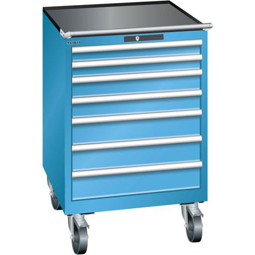 Verrijdbare ladekast 36x36E (bxdxh) 717x725x1112 mm - Lista