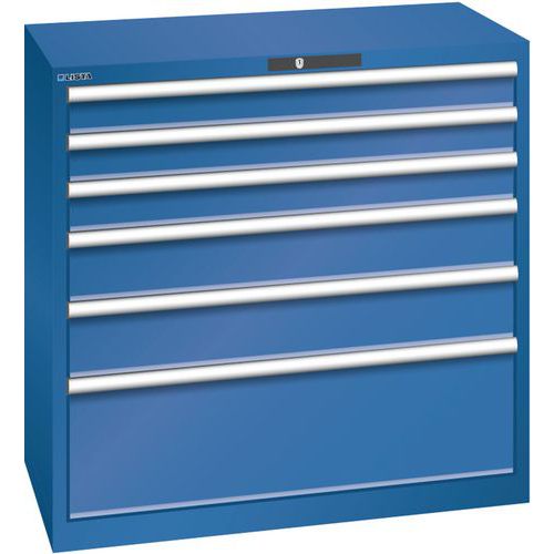 Armoire 6 tiroirs 1023x572x1000mm - Capacité 200 kg - Lista