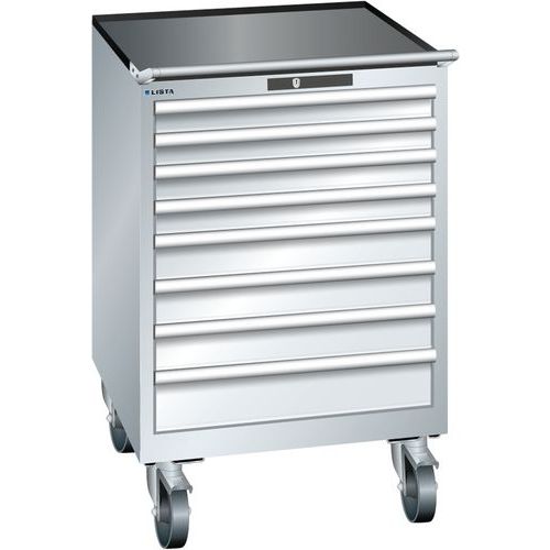 Verrijdbare ladekast 36x36E (bxdxh) 717x725x1112 mm - Lista