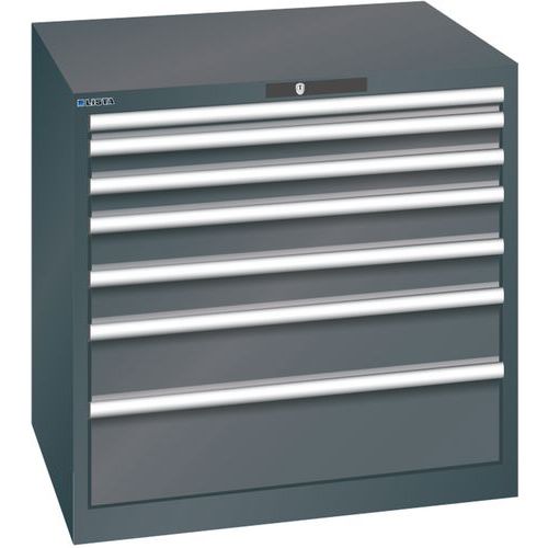 Ladekast 8 laden 45x36E - Hoogte 850 mm - Lista