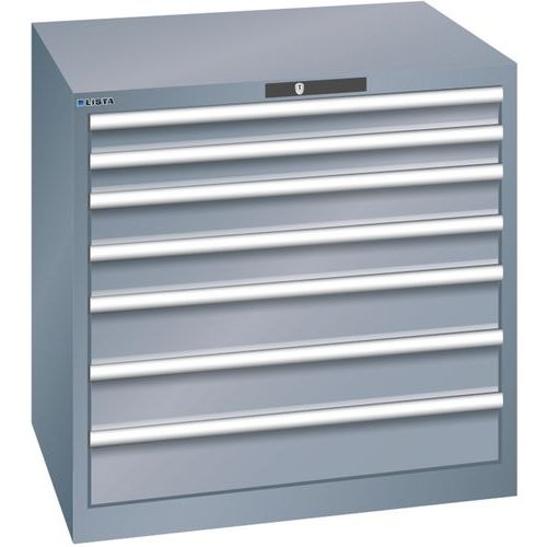 Ladekast 8 laden 45x36E - Hoogte 850 mm - Lista