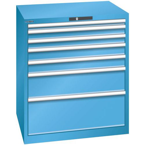 LadeLadekast 7 laden 45x36E - Hoogte 1000 mm - Lista