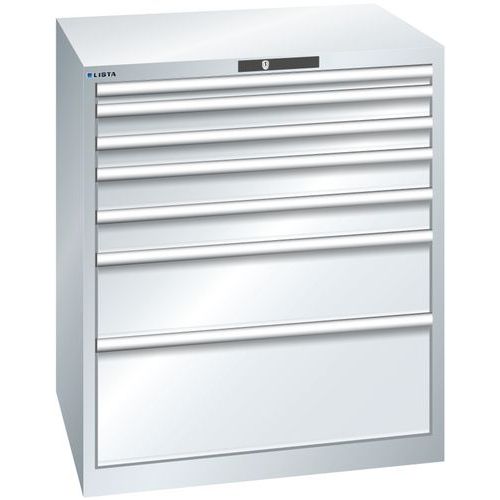 LadeLadekast 7 laden 45x36E - Hoogte 1000 mm - Lista