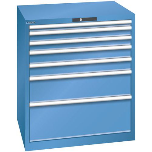 Ladekast 9 laden 45x36E - Hoogte 1000 mm - Lista
