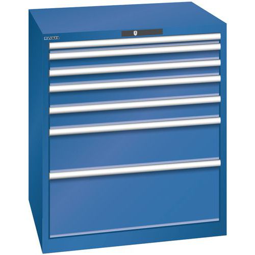 LadeLadekast 7 laden 45x36E - Hoogte 1000 mm - Lista