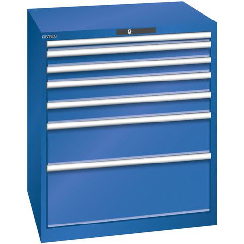 LadeLadekast 7 laden 45x36E - Hoogte 1000 mm - Lista