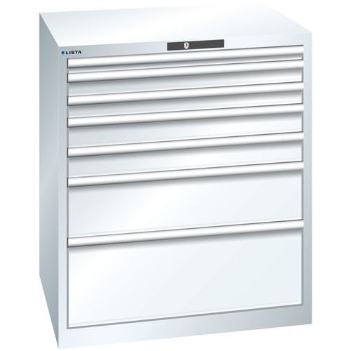 LadeLadekast 7 laden 45x36E - Hoogte 1000 mm - Lista