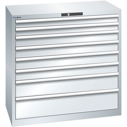 Armoire 8 tiroirs 1023x572x1000mm - Capacité 75 kg - Lista