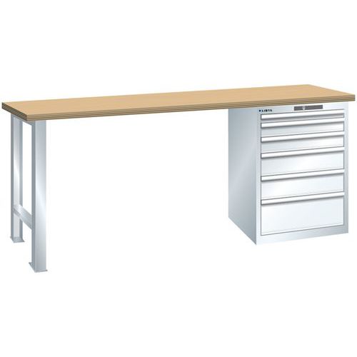 Werkbank 27x36E 6 laden - hoogte 900 mm - Lista