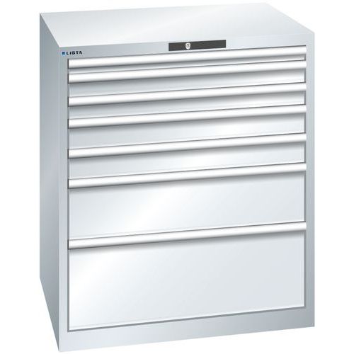 LadeLadekast 7 laden 45x36E - Hoogte 1000 mm - Lista