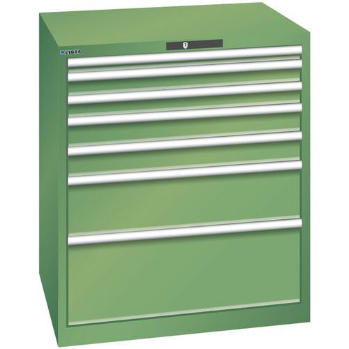 LadeLadekast 7 laden 45x36E - Hoogte 1000 mm - Lista
