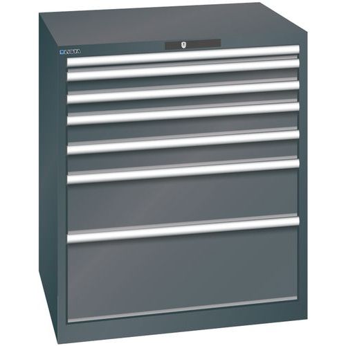 Ladekast 9 laden 45x36E - Hoogte 1000 mm - Lista