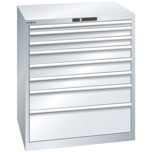 LadeLadekast 8 laden 45x36E - Hoogte 1000 mm - Lista