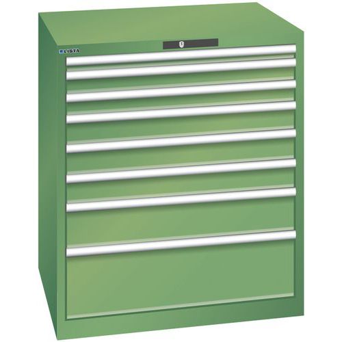 LadeLadekast 8 laden 45x36E - Hoogte 1000 mm - Lista