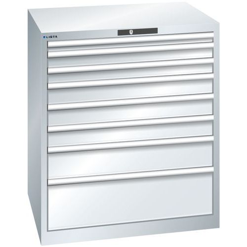 LadeLadekast 8 laden 45x36E - Hoogte 1000 mm - Lista