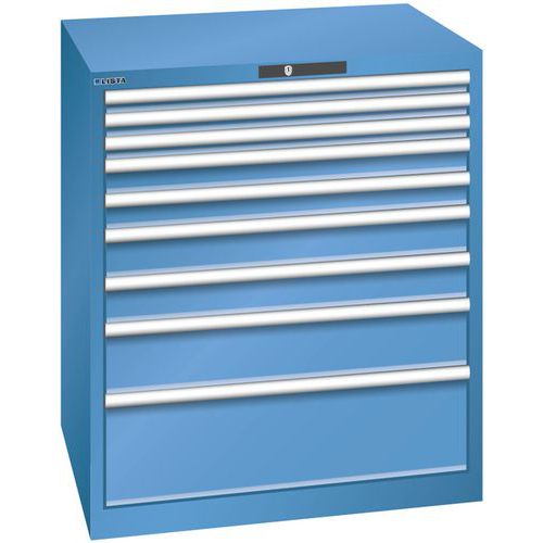 Ladekast 9 laden 45x36E - Hoogte 1000 mm - Lista