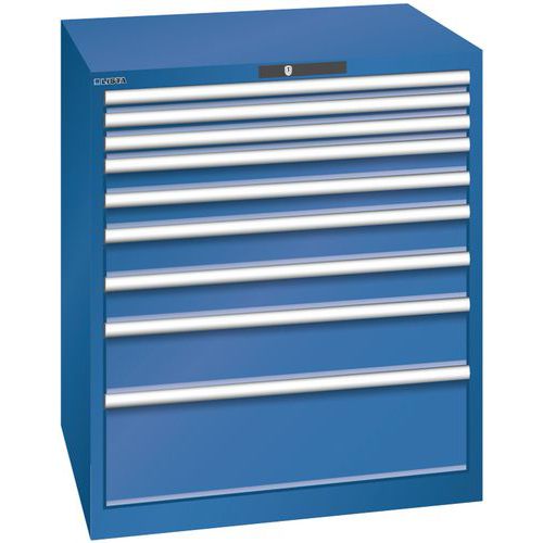 Ladekast 9 laden 45x36E - Hoogte 1000 mm - Lista