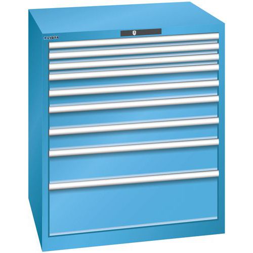 Ladekast 9 laden 45x36E - Hoogte 1000 mm - Lista