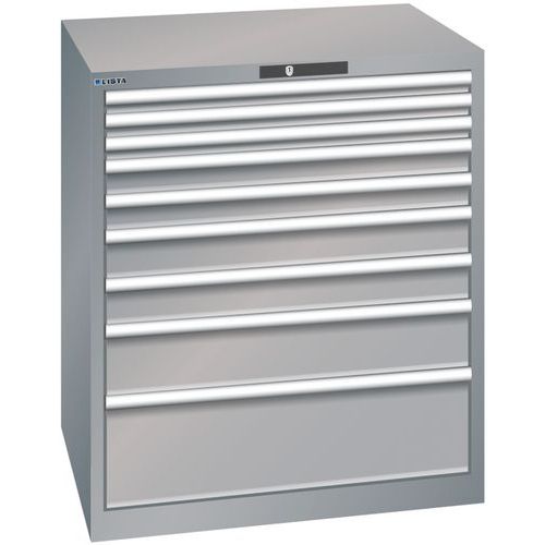 Ladekast 9 laden 45x36E - Hoogte 1000 mm - Lista