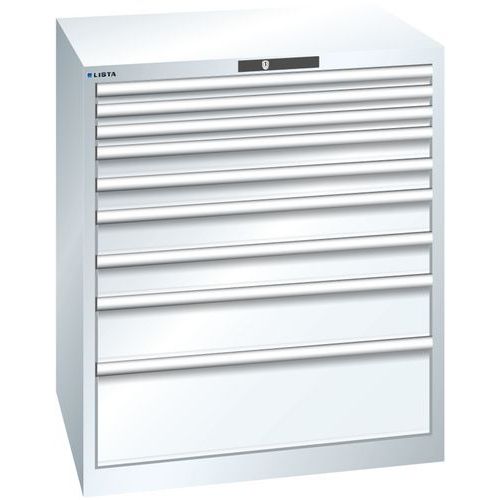 Ladekast 9 laden 45x36E - Hoogte 1000 mm - Lista