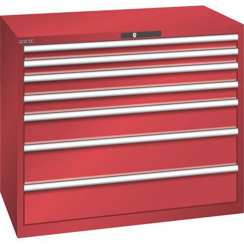Armoire 7 tiroirs 1193x725x1000mm - Capacité tiroir 75kg - Lista