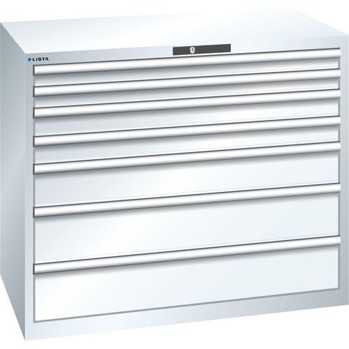 Armoire 7 tiroirs 1193x725x1000mm - Capacité tiroir 75kg - Lista