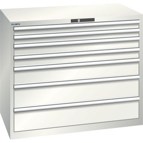 Armoire 7 tiroirs 1193x725x1000mm - Capacité tiroir 75kg - Lista