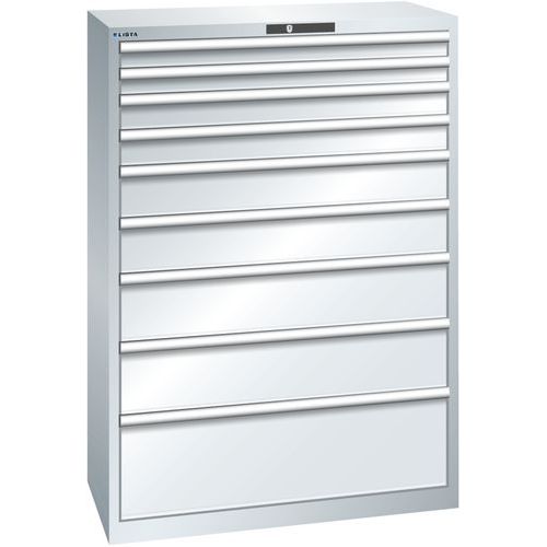 Armoire 9 tiroirs 1023x572x1450mm - Capacité 75 kg - Lista