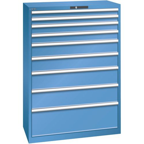 Armoire 9 tiroirs 1023x572x1450mm - Capacité 75 kg - Lista