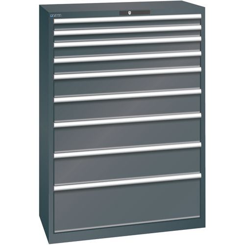 Armoire 9 tiroirs 1023x572x1450mm - Capacité 75 kg - Lista