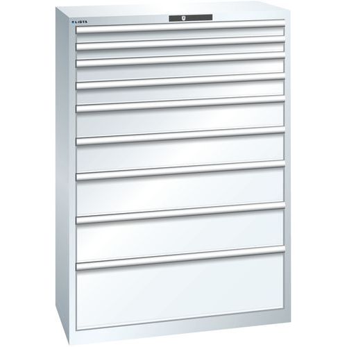Armoire 9 tiroirs 1023x572x1450mm - Capacité 75 kg - Lista