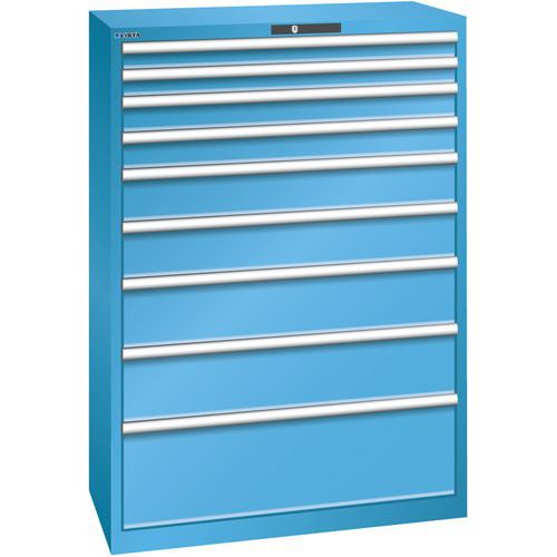 Armoire 9 tiroirs 1023x572x1450mm - Capacité 200 kg - Lista