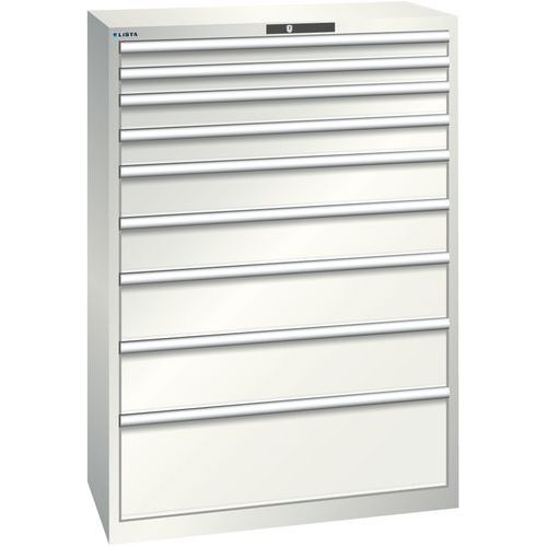 Armoire 9 tiroirs 1023x572x1450mm - Capacité 200 kg - Lista