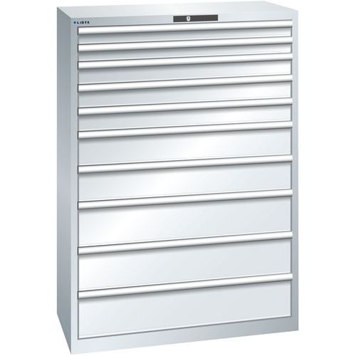 Armoire 10 tiroirs 1023x572x1450mm - Capacité 75 kg - Lista