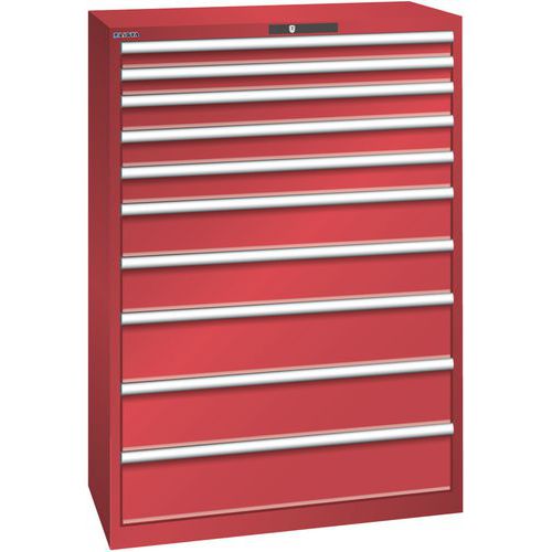 Armoire 10 tiroirs 1023x572x1450mm - Capacité 75 kg - Lista