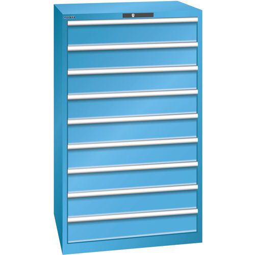 LadeLadekast 9 lades 45x36E - Hoogte 1450 mm - Lista
