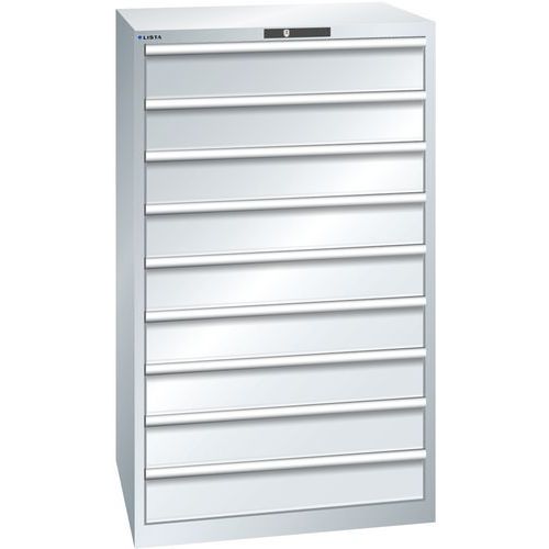 LadeLadekast 9 lades 45x36E - Hoogte 1450 mm - Lista