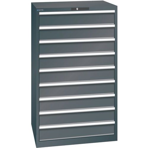 LadeLadekast 9 lades 45x36E - Hoogte 1450 mm - Lista
